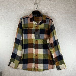 Alpine Design Shirt‎ Men's Medium Multicolor Plaid Cotton Flannel Button-Up 7002